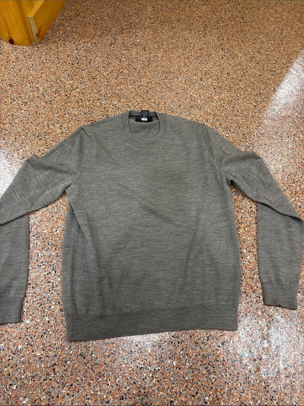 The Men's Store Olive Crewneck Sweater